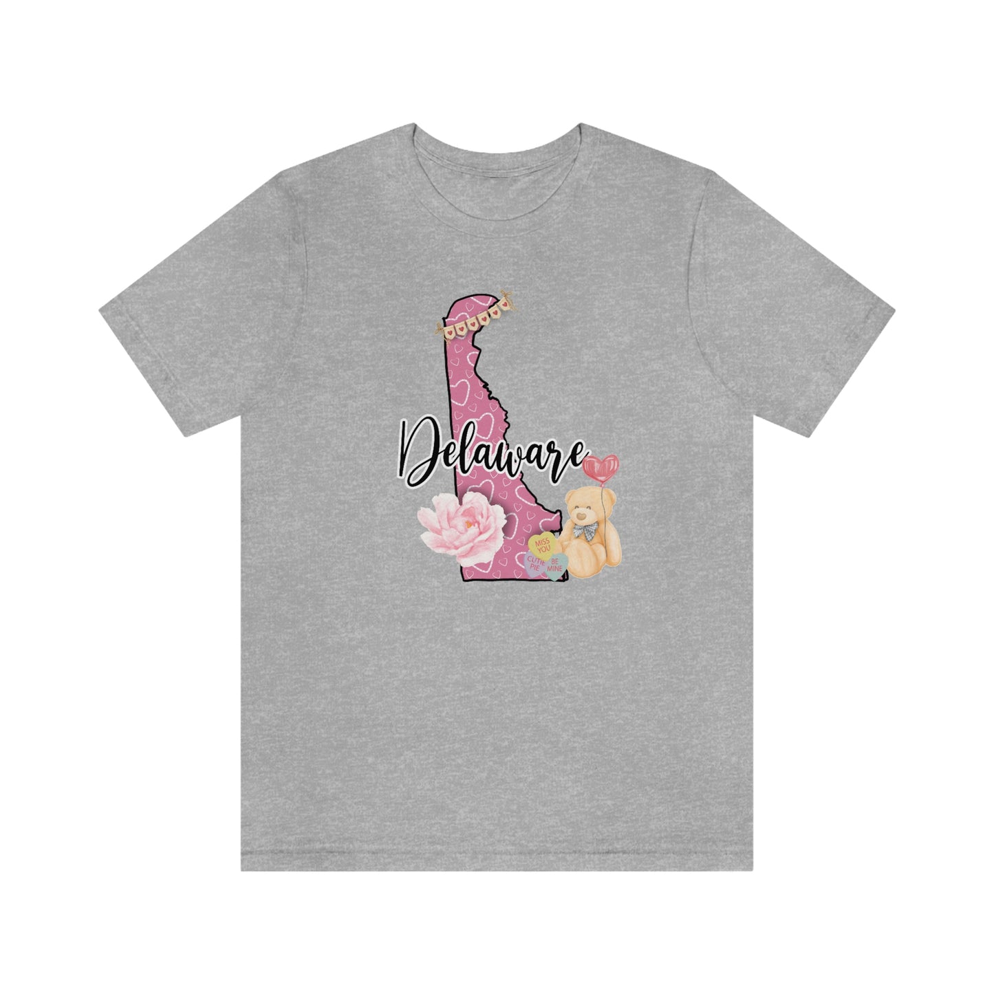 Delaware Valentine Short Sleeve  T-shirt
