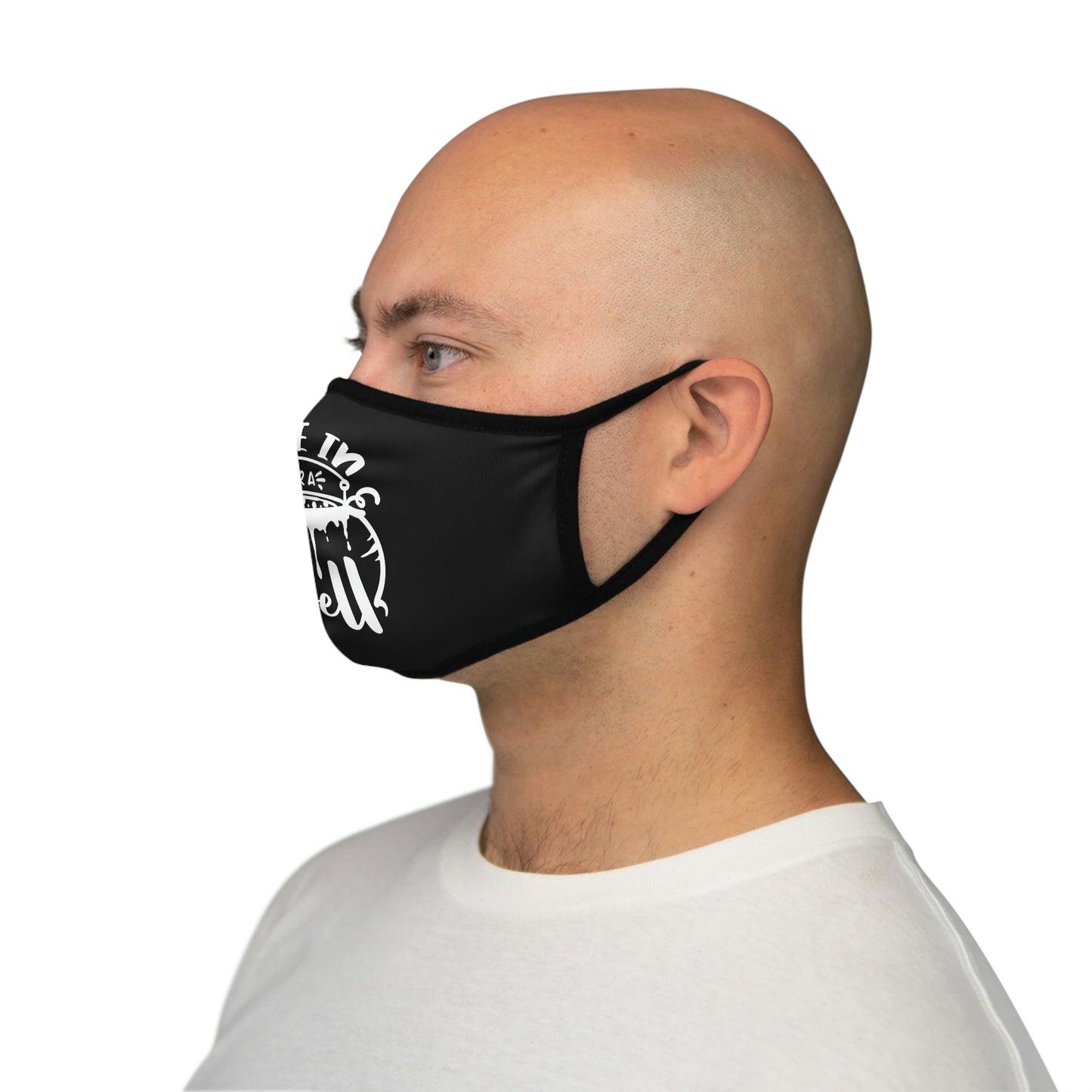 Come in for a Spell Fitted Polyester Face Mask