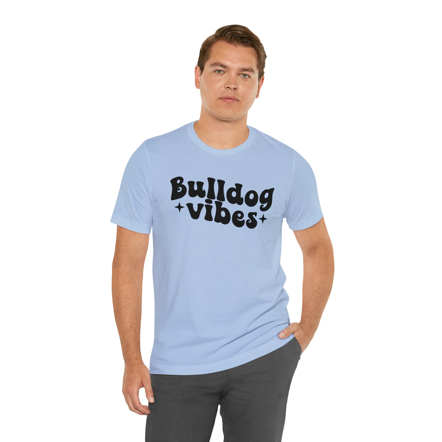 Bulldog Vibes Dog Short Sleeve T-shirt