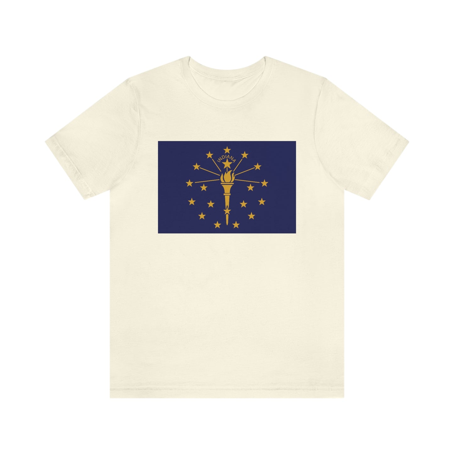 Indiana Flag Unisex Jersey Short Sleeve Tee Tshirt T-shirt