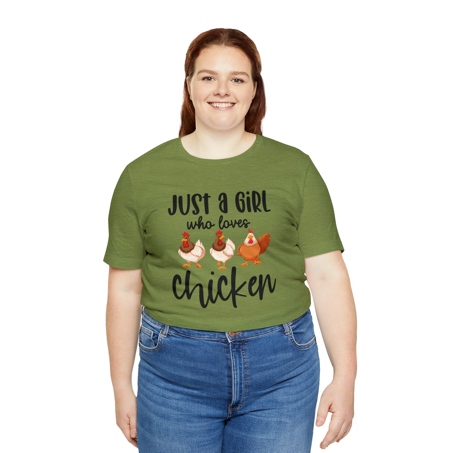 Just a Girl Who Loves Chicken Short Sleeve T-shirt