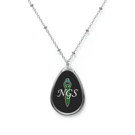 North Georgia Solitaries Oval Necklace