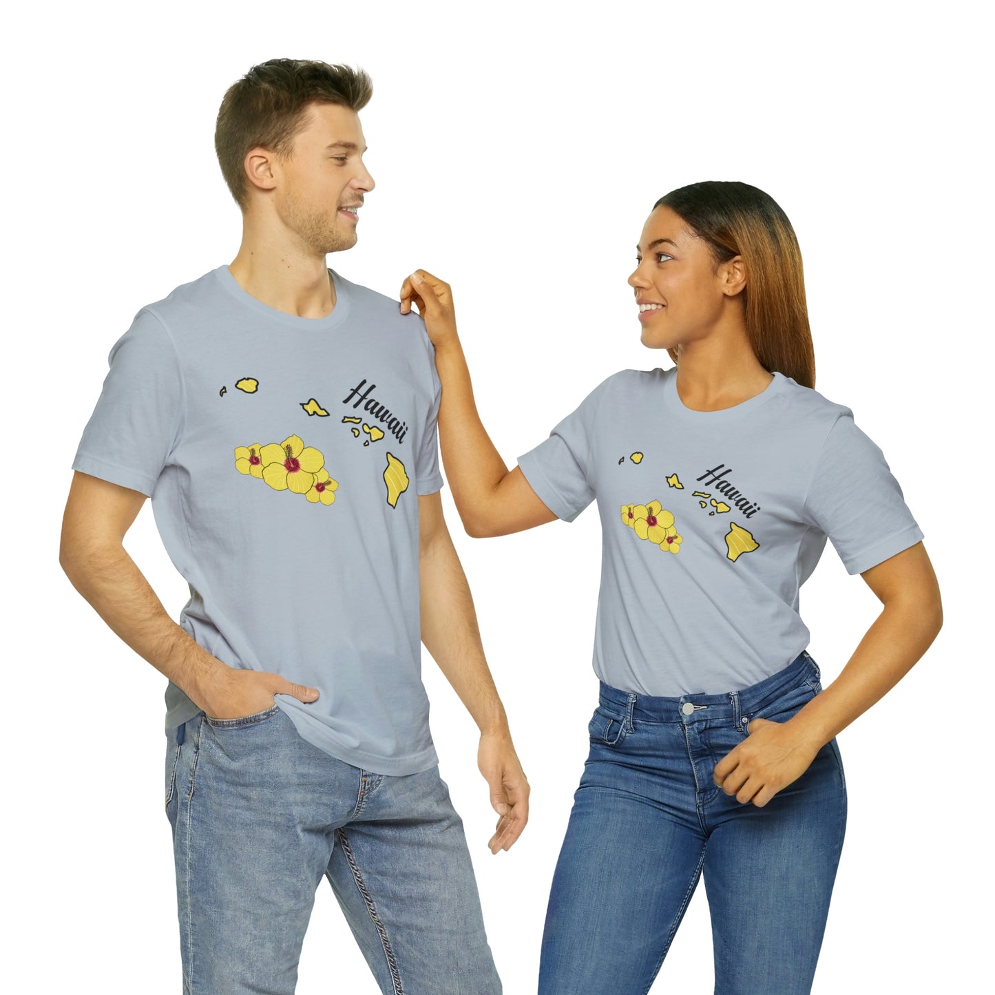 Hawaii State Flower Short Sleeve T-shirt