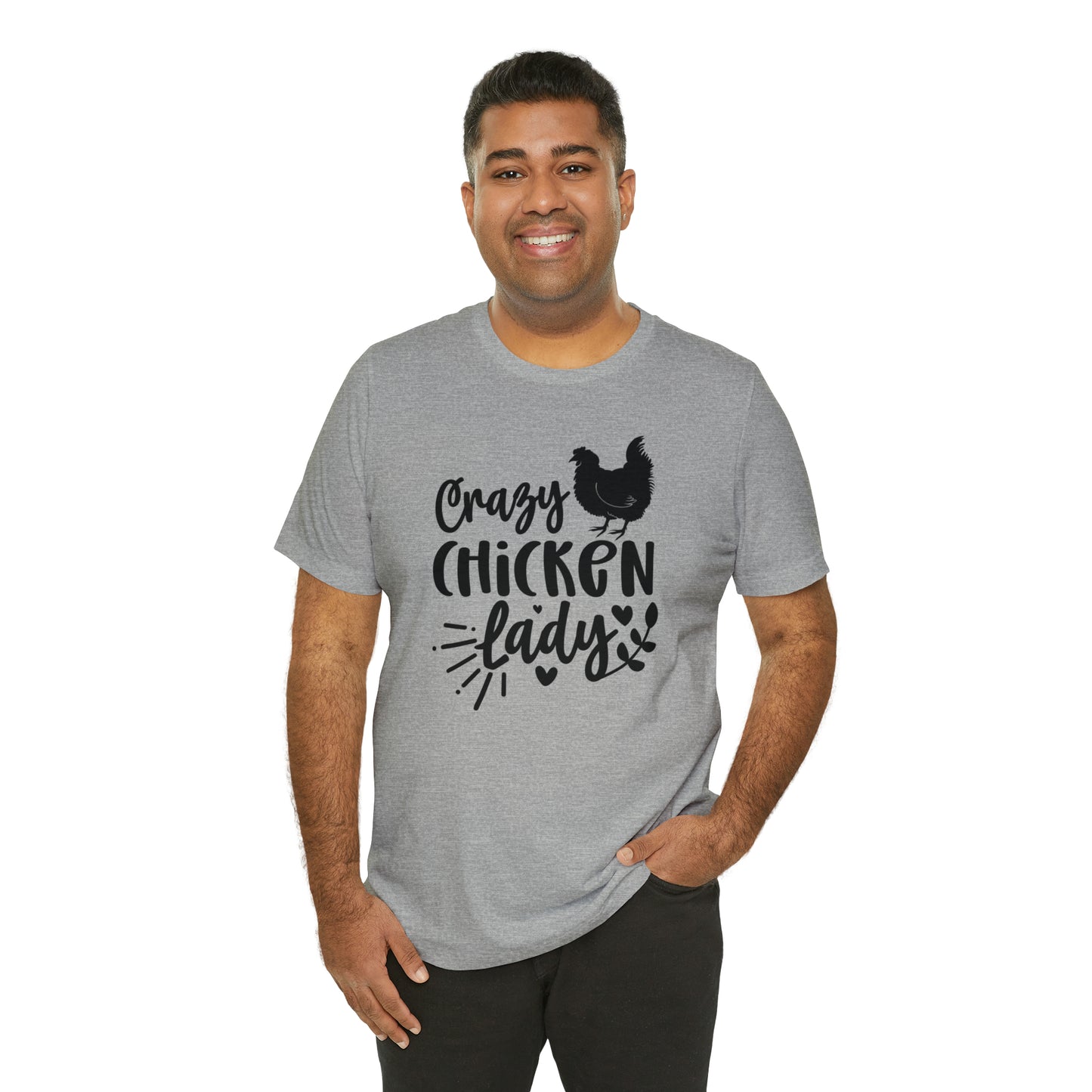 Crazy Chicken Lady Short Sleeve T-shirt