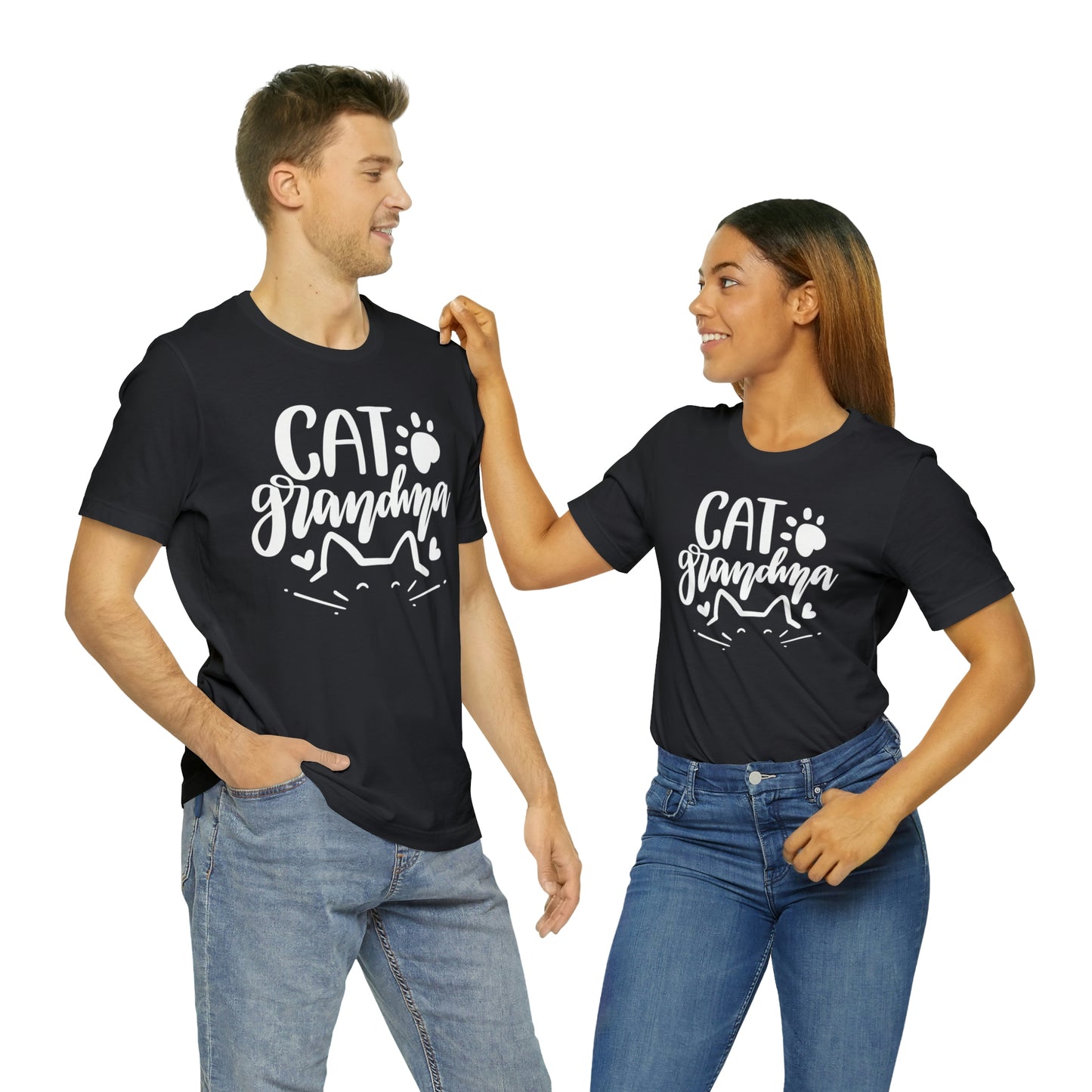 Cat Grandma Short Sleeve T-shirt