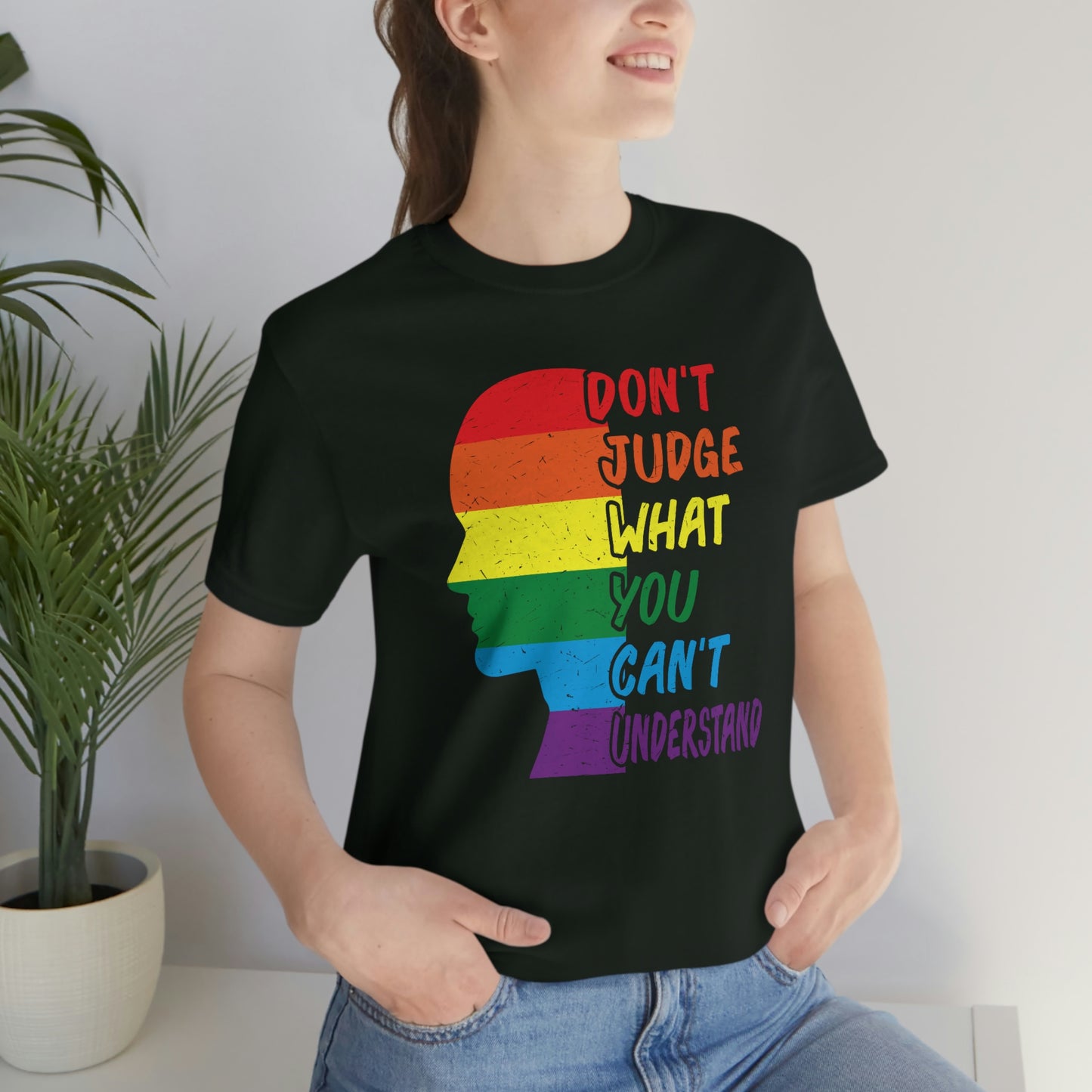 Just Judge What You Can't Understand Unisex Jersey Short Sleeve Tee