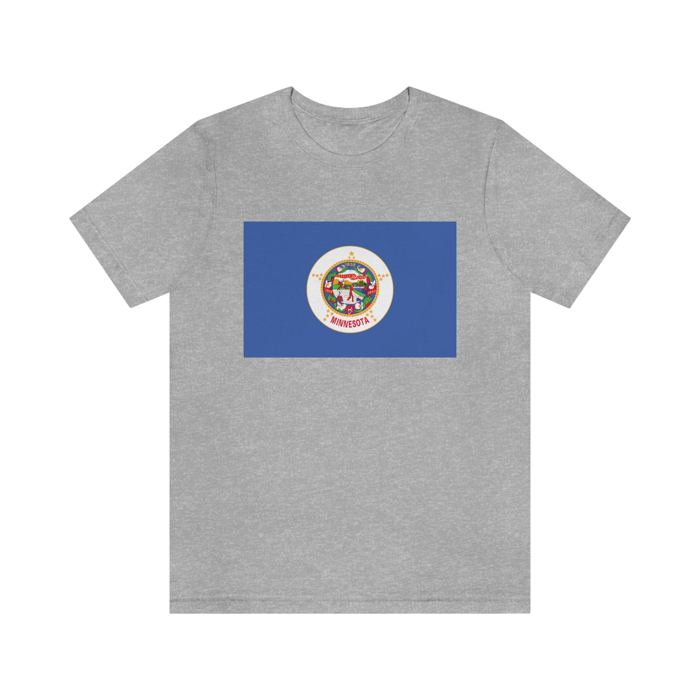 Minnesota Flag Unisex Jersey Short Sleeve Tee Tshirt T-shirt