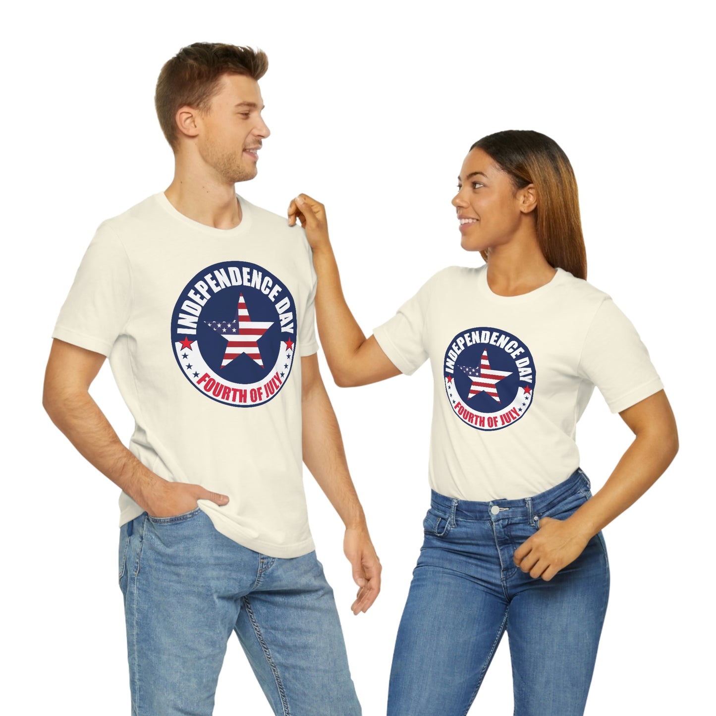 Independence Day Happy 4th of July Unisex Jersey Short Sleeve Tee
