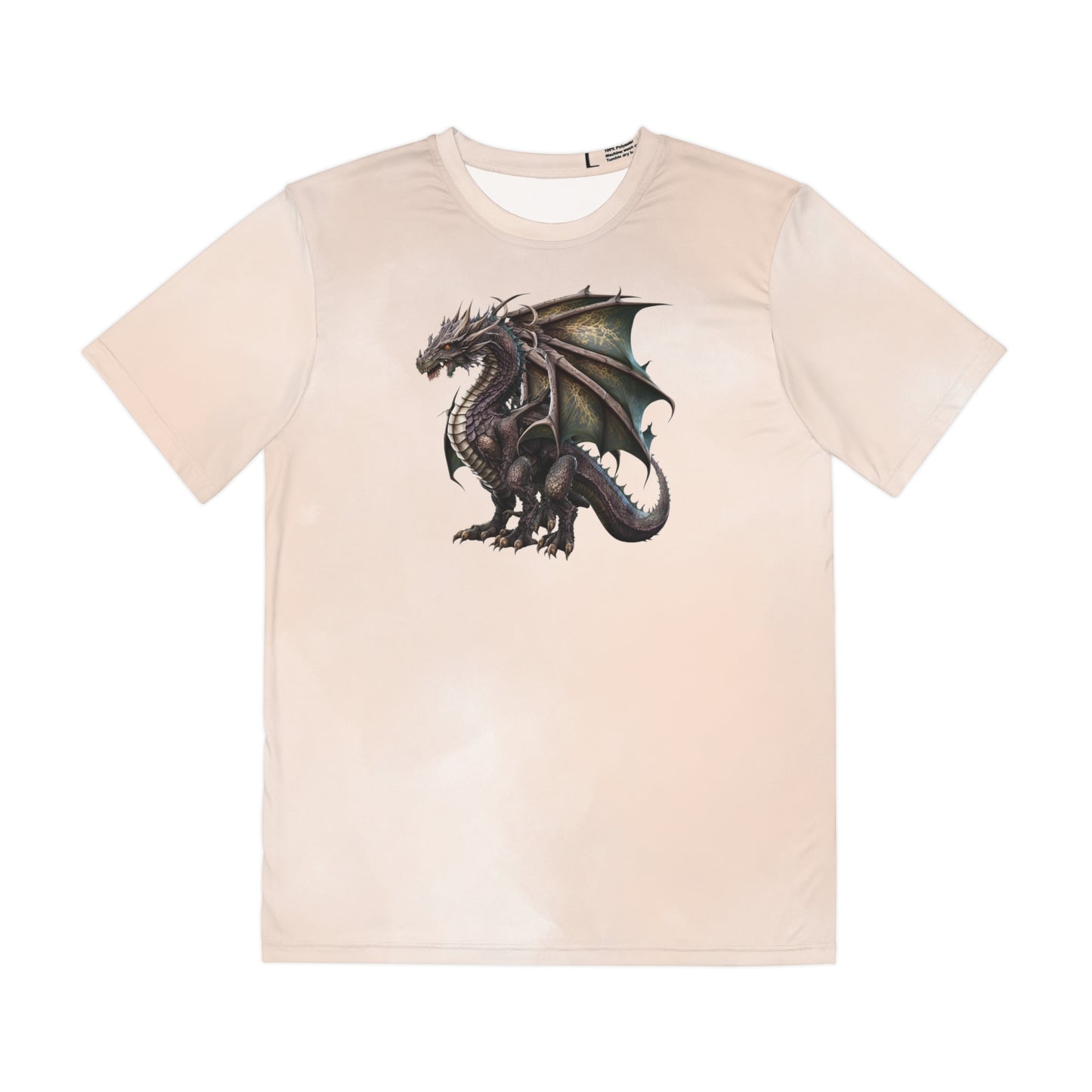 Dragon on Watercolor Background T-shirt