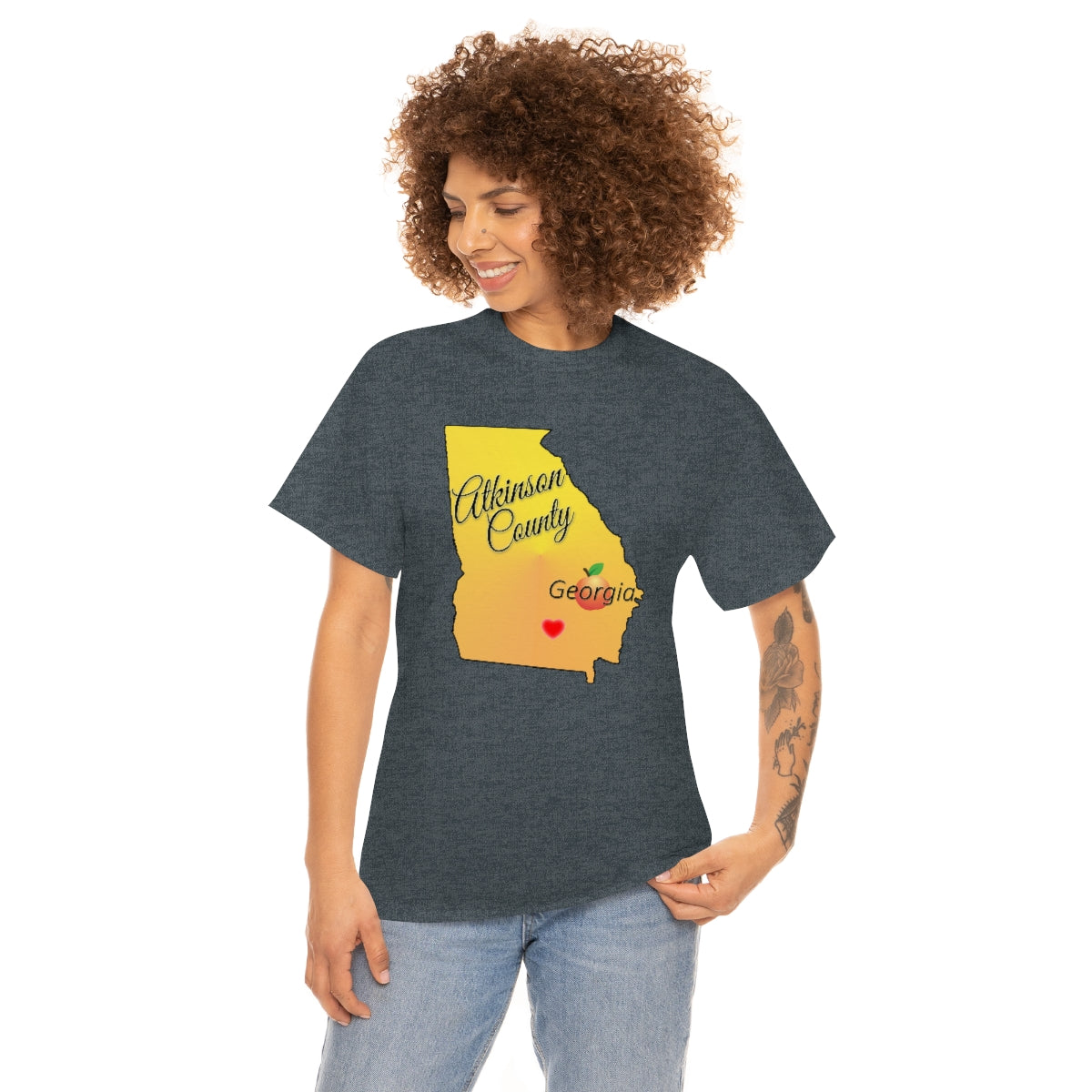 Atkinson County Georgia Unisex Heavy Cotton Tee