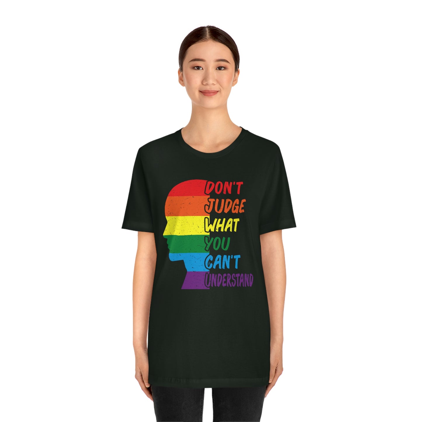 Just Judge What You Can't Understand Unisex Jersey Short Sleeve Tee