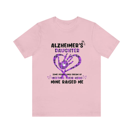 Alzheimer's Daughter Print Unisex Jersey Short Sleeve Tee