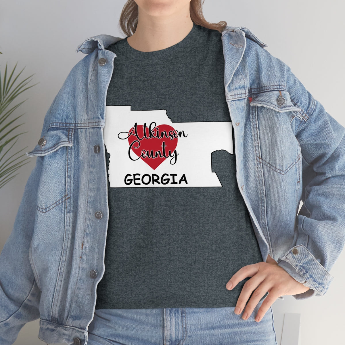 Atkinson County Georgia Unisex Heavy Cotton Tee