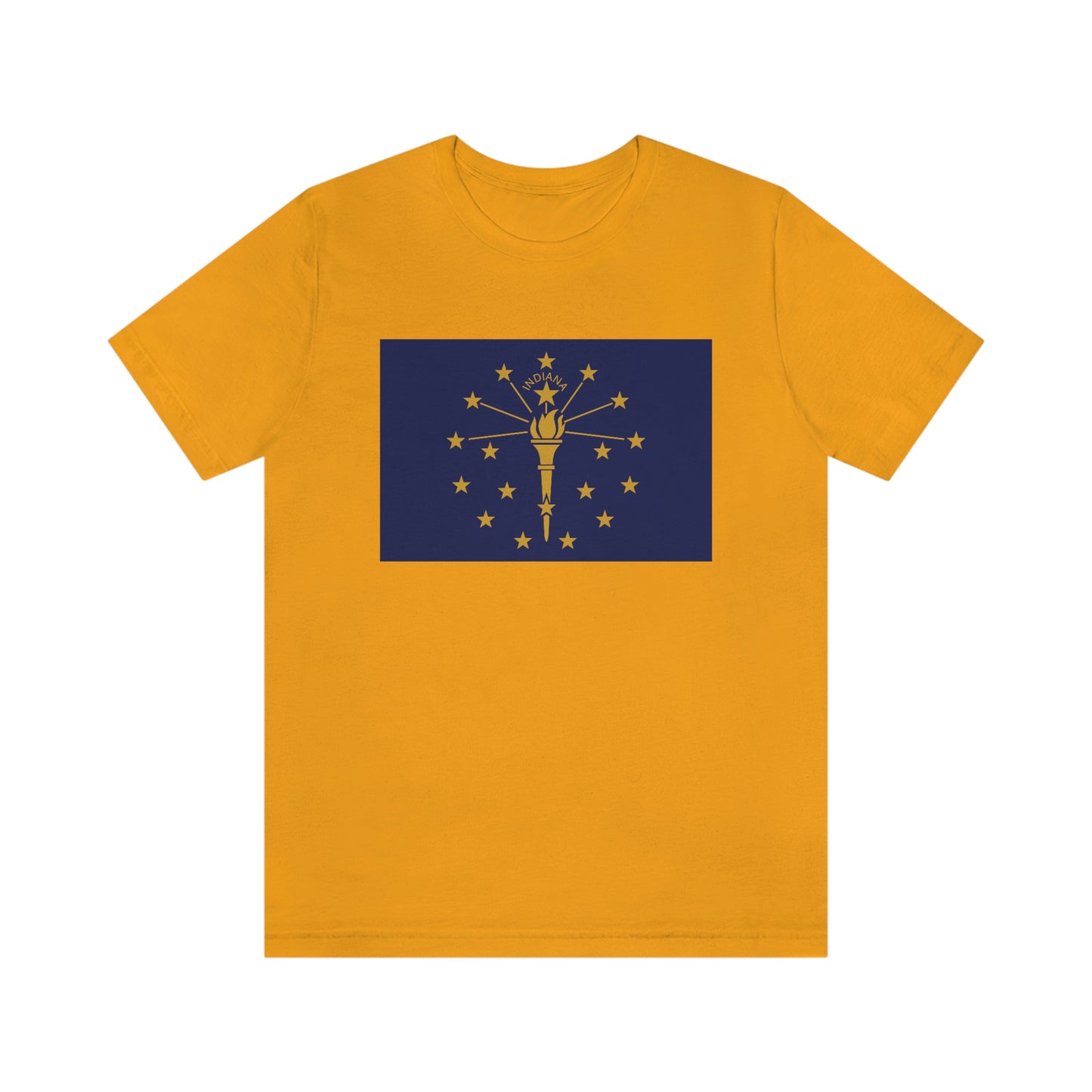Indiana Flag Unisex Jersey Short Sleeve Tee Tshirt T-shirt