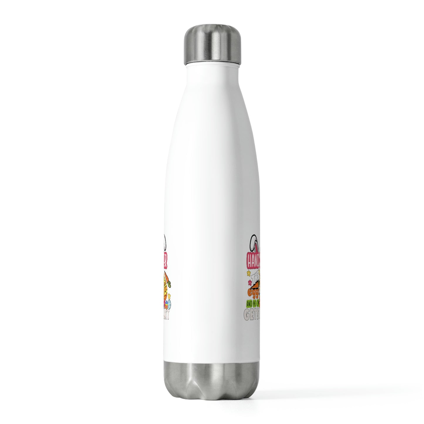 Hand Over the Eggs and No One Gets Hurt Easter 20oz Insulated Bottle