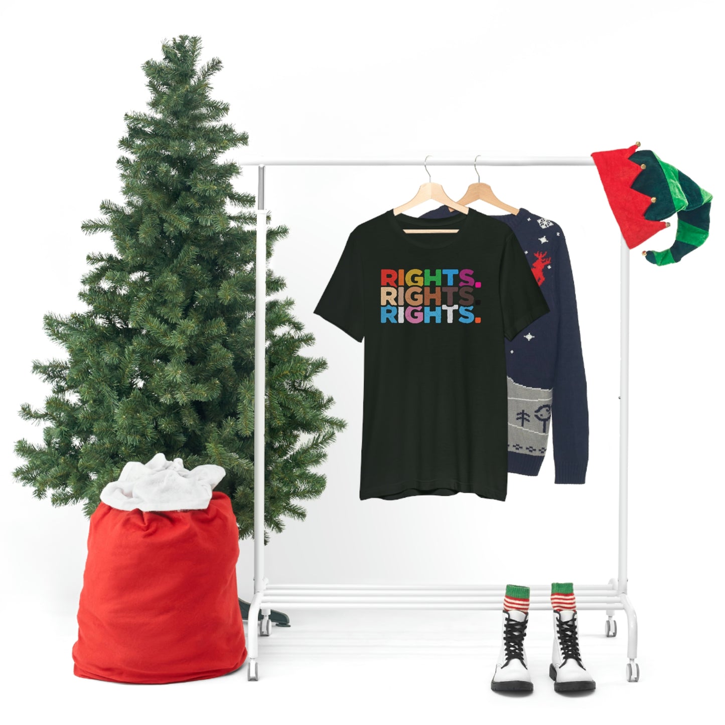Rights. Rights. Rights. LGBTQIA Unisex Jersey Short Sleeve Tee