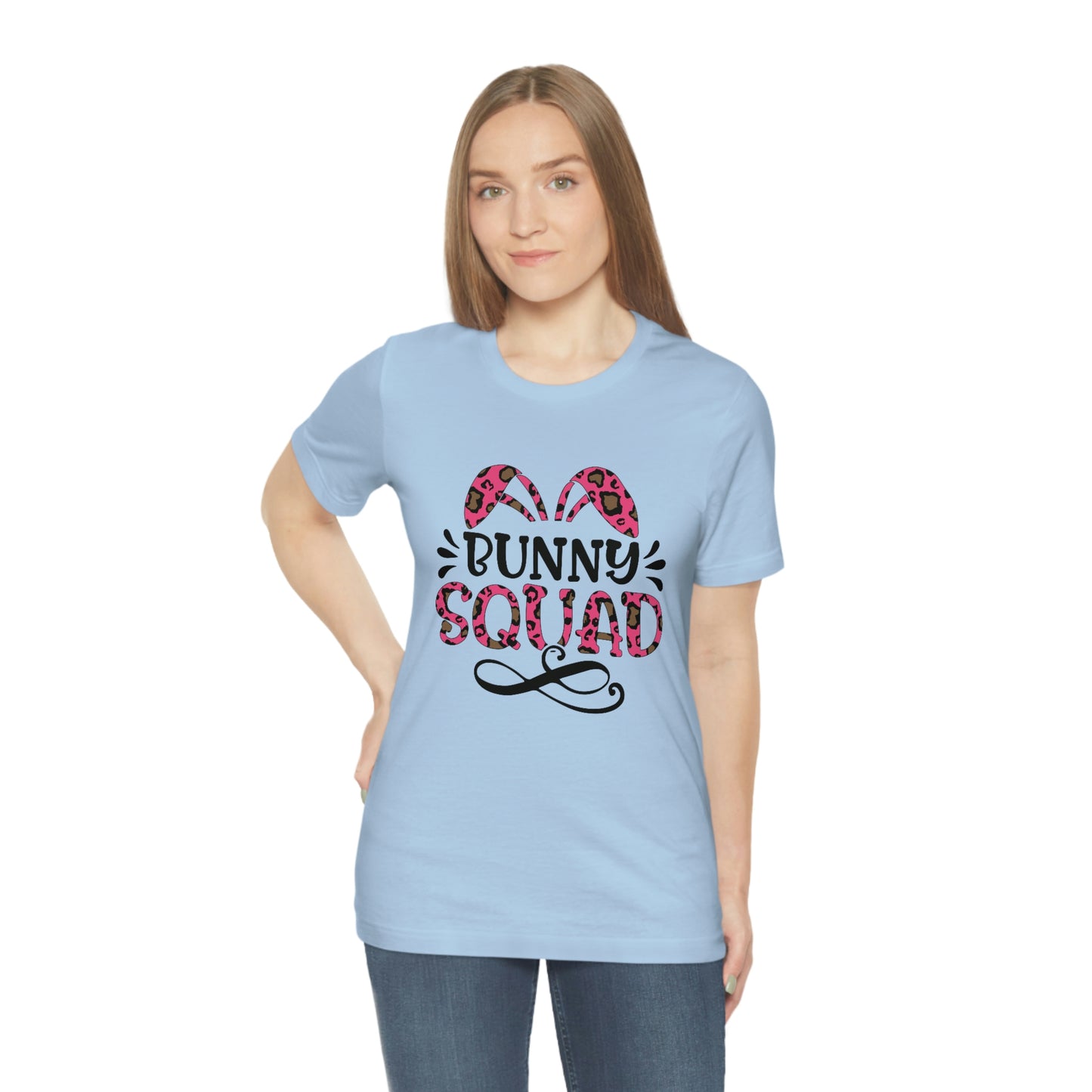 Bunny Squad Spring Easter Unisex Jersey Short Sleeve Tee