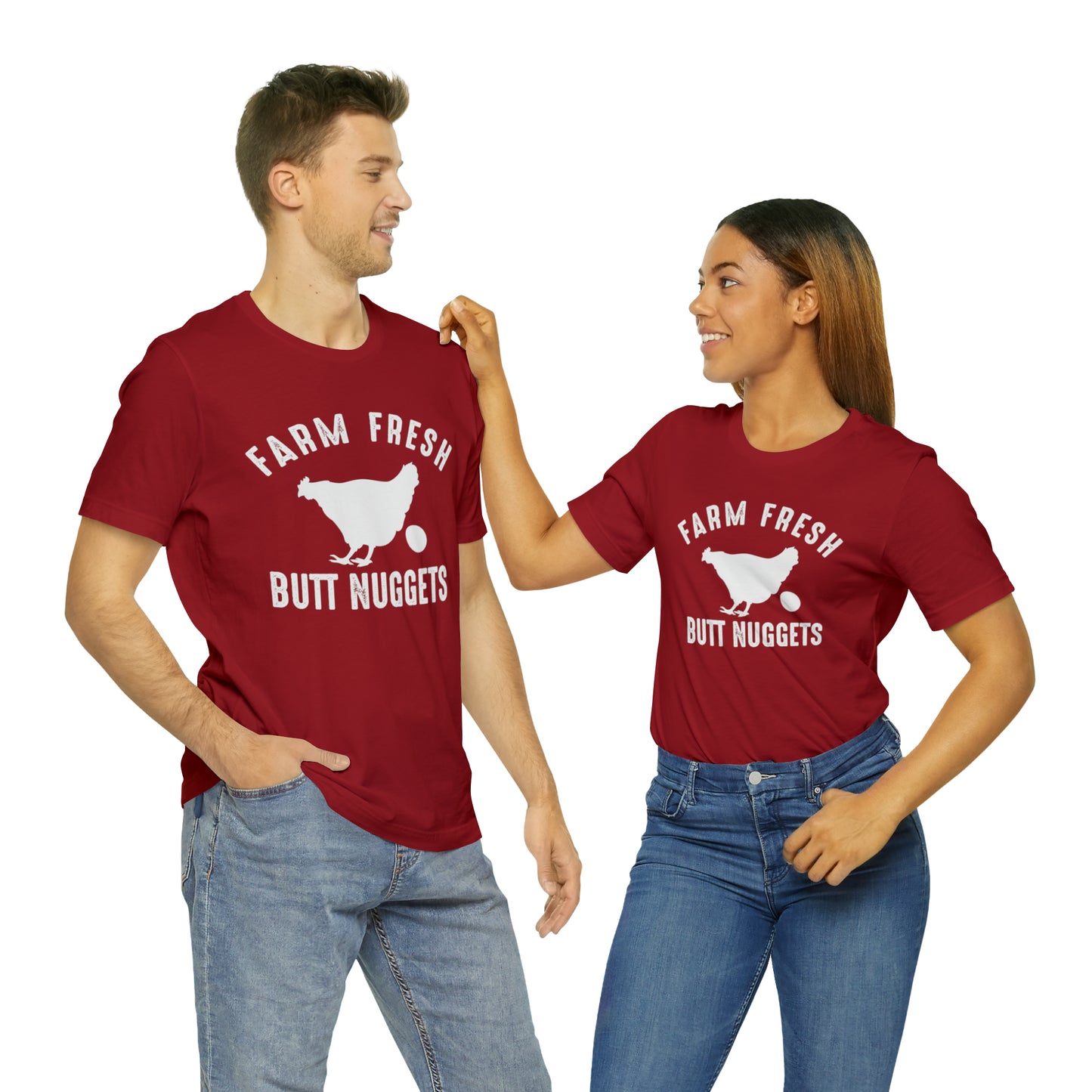 Farm Fresh Butt Nuggets Chicken Short Sleeve T-shirt