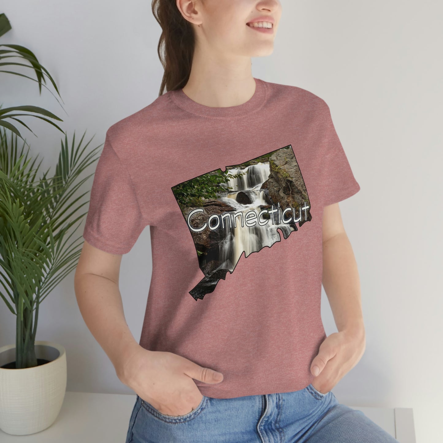 Connecticut Waterfall Unisex Jersey Short Sleeve T-shirt