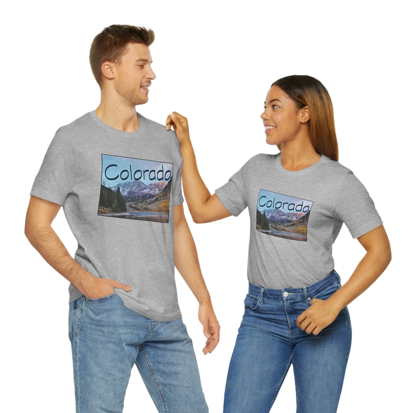 Colorado Mountains Unisex Jersey Short Sleeve Tee Tshirt T-shirt