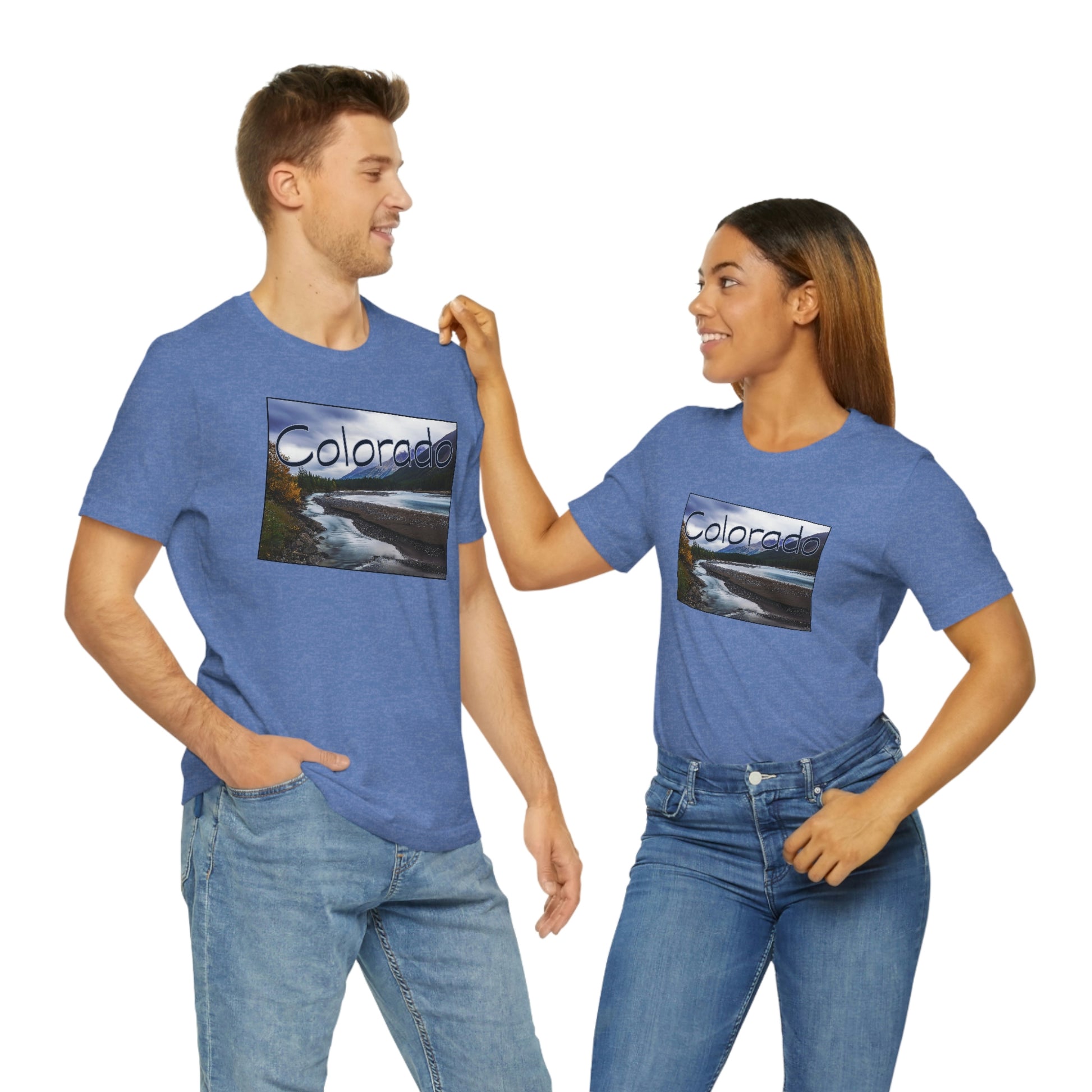Colorado Water Unisex Jersey Short Sleeve Tee Tshirt T-shirt