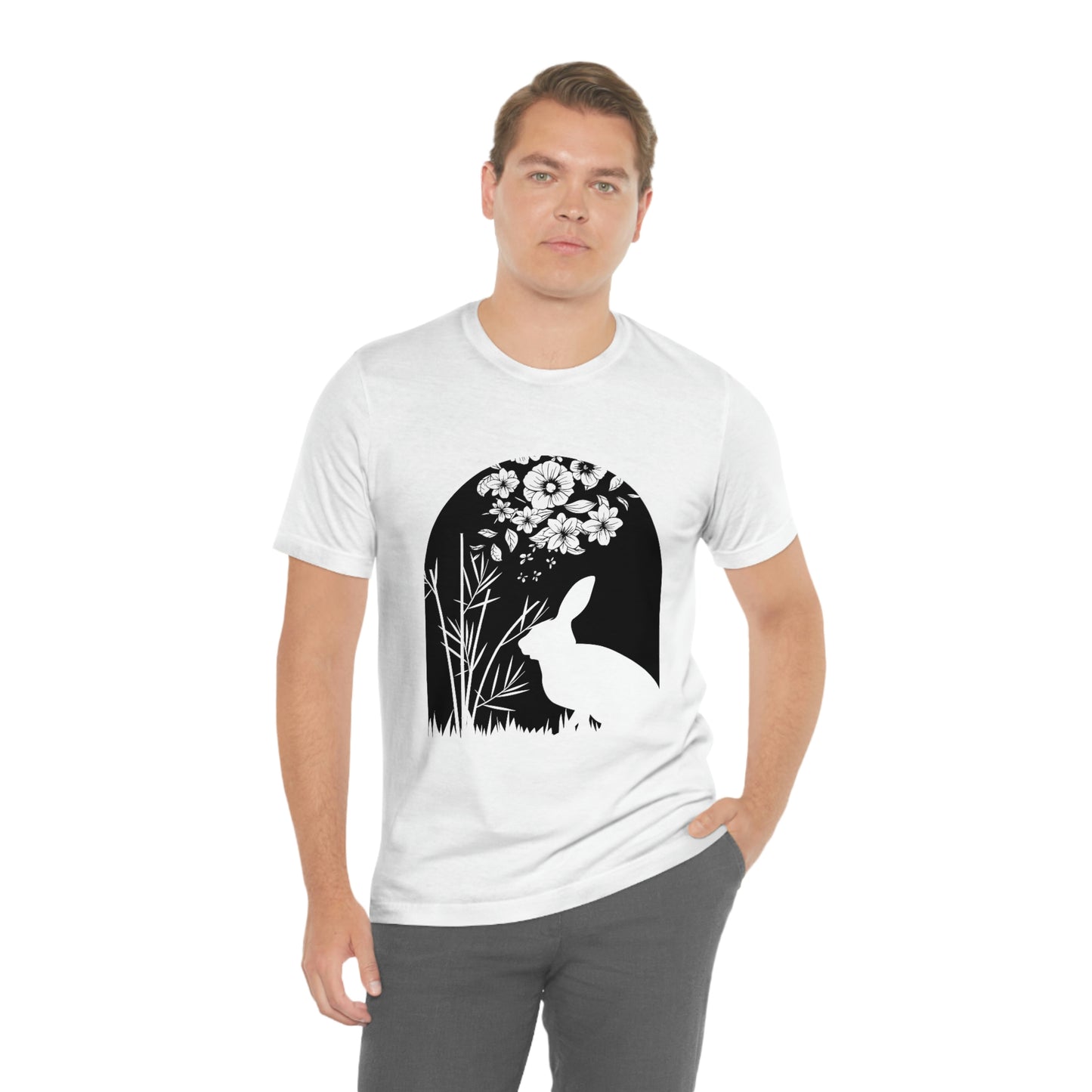 Bunny silhouette scene tshirt tee t-shirt