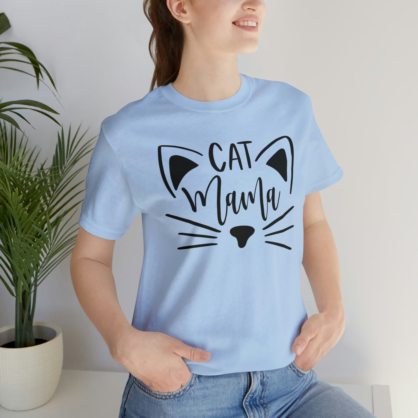 Cat Mama Short Sleeve T-shirt