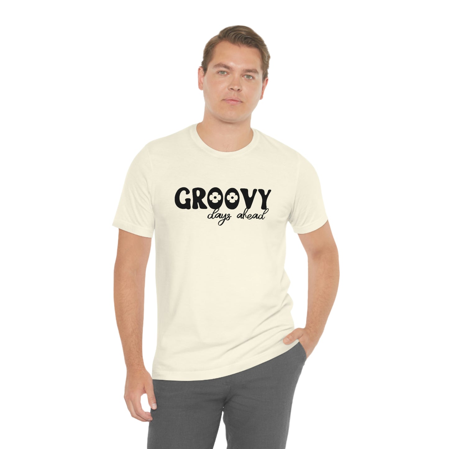 Groovy Days Ahead Unisex Jersey Short Sleeve Tee