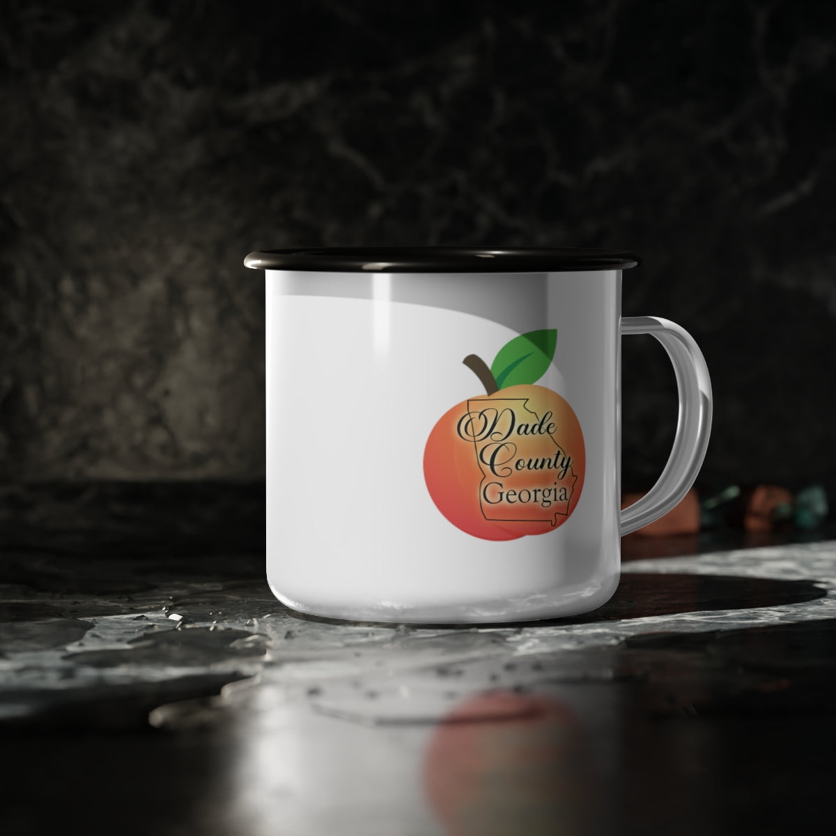 Dade County Georgia Enamel Camp Cup