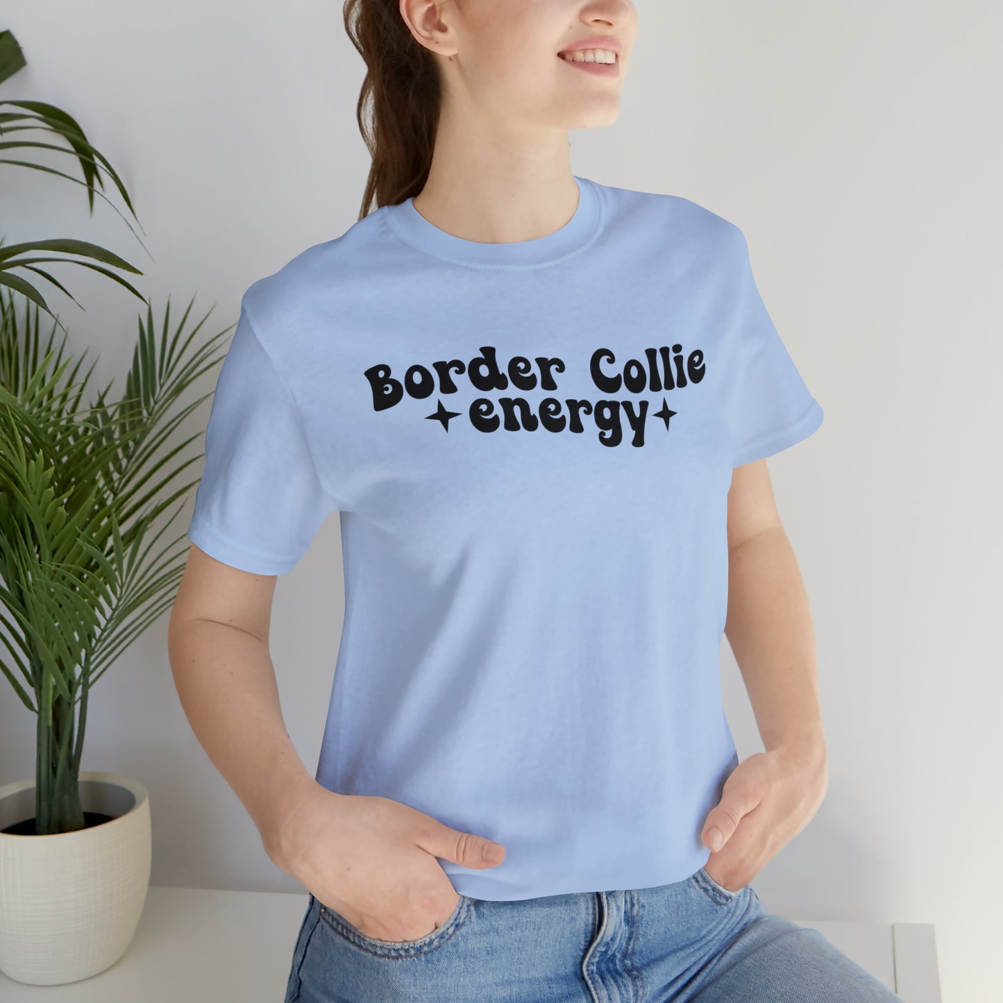 Border Collie Energy dog Short Sleeve T-shirt