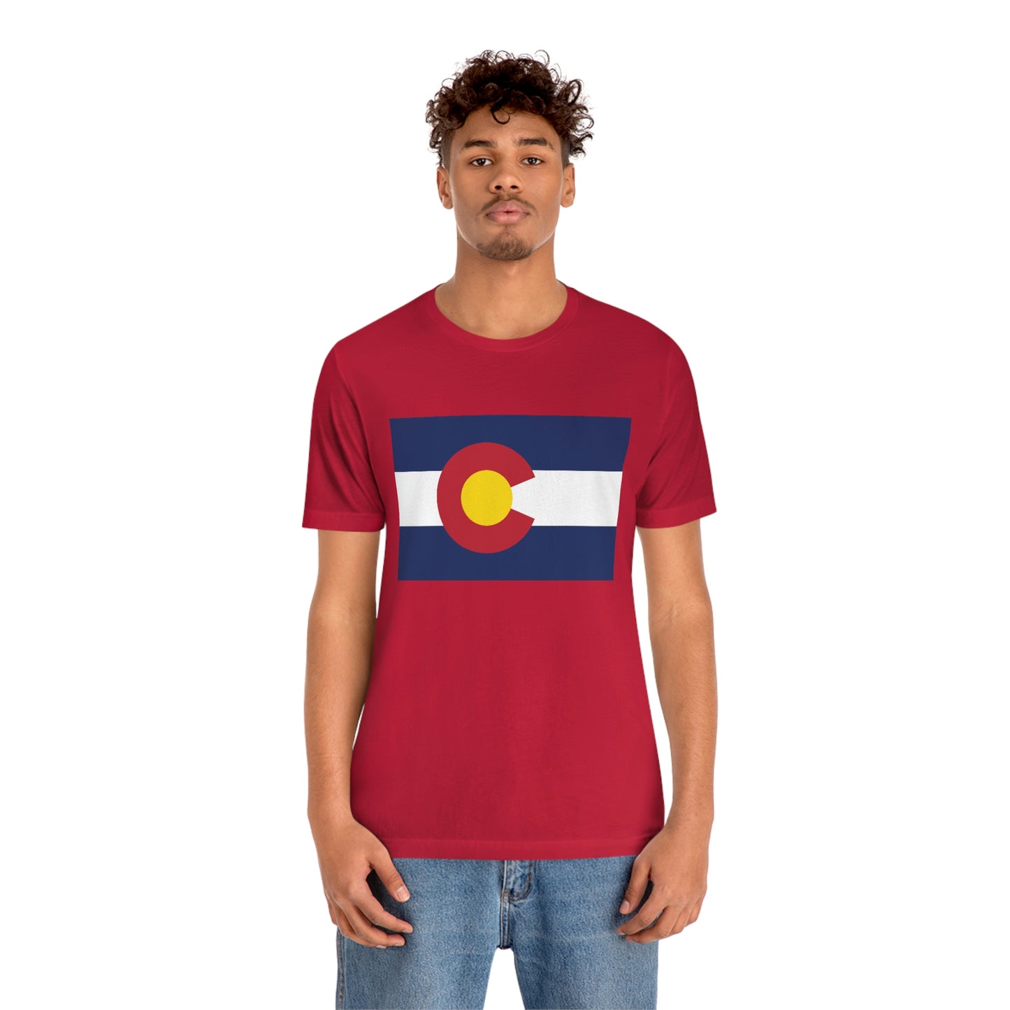 Colorado Flag Unisex Jersey Short Sleeve Tee Tshirt T-shirt