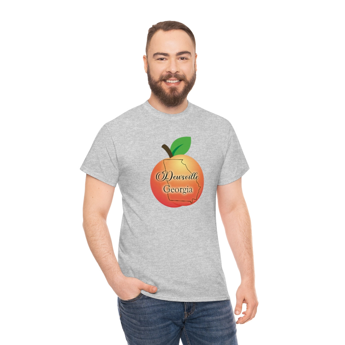 Dewsville Georgia Unisex Heavy Cotton Tee