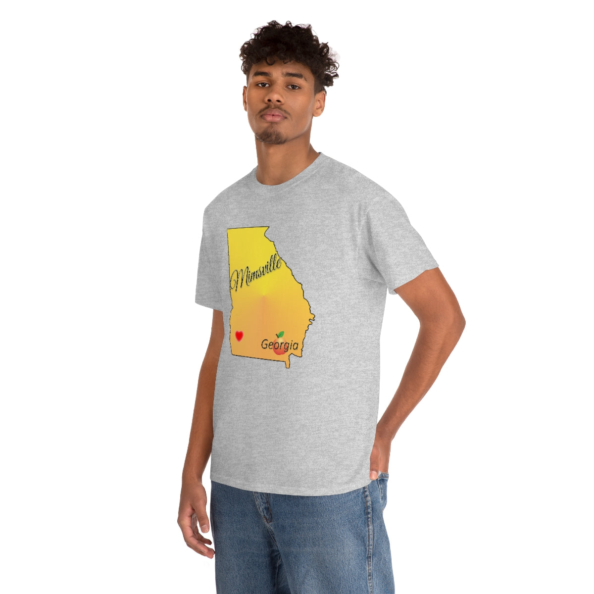 Mimsville Georgia Unisex Heavy Cotton Tee