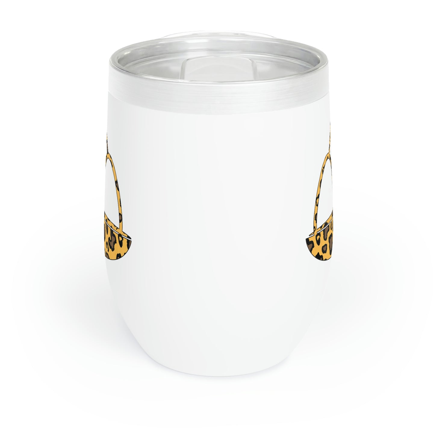 Leopard Print Easter Eggs Chill Wine Tumbler