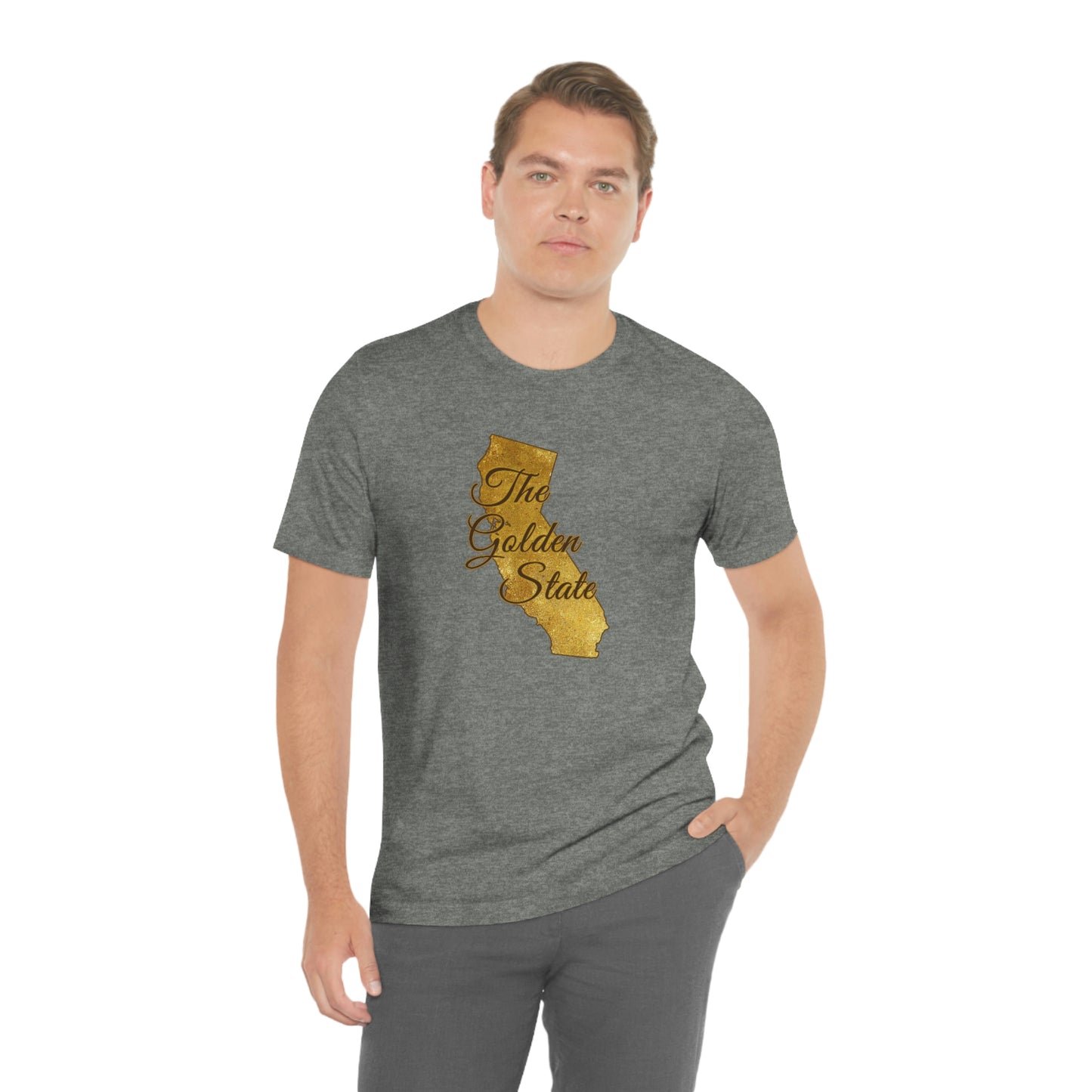 The Golden State California Unisex Jersey Short Sleeve Tee Tshirt T-shirt