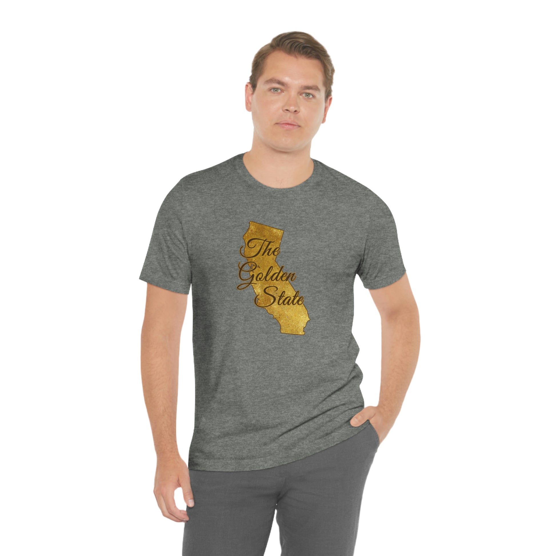The Golden State California Unisex Jersey Short Sleeve Tee Tshirt T-shirt