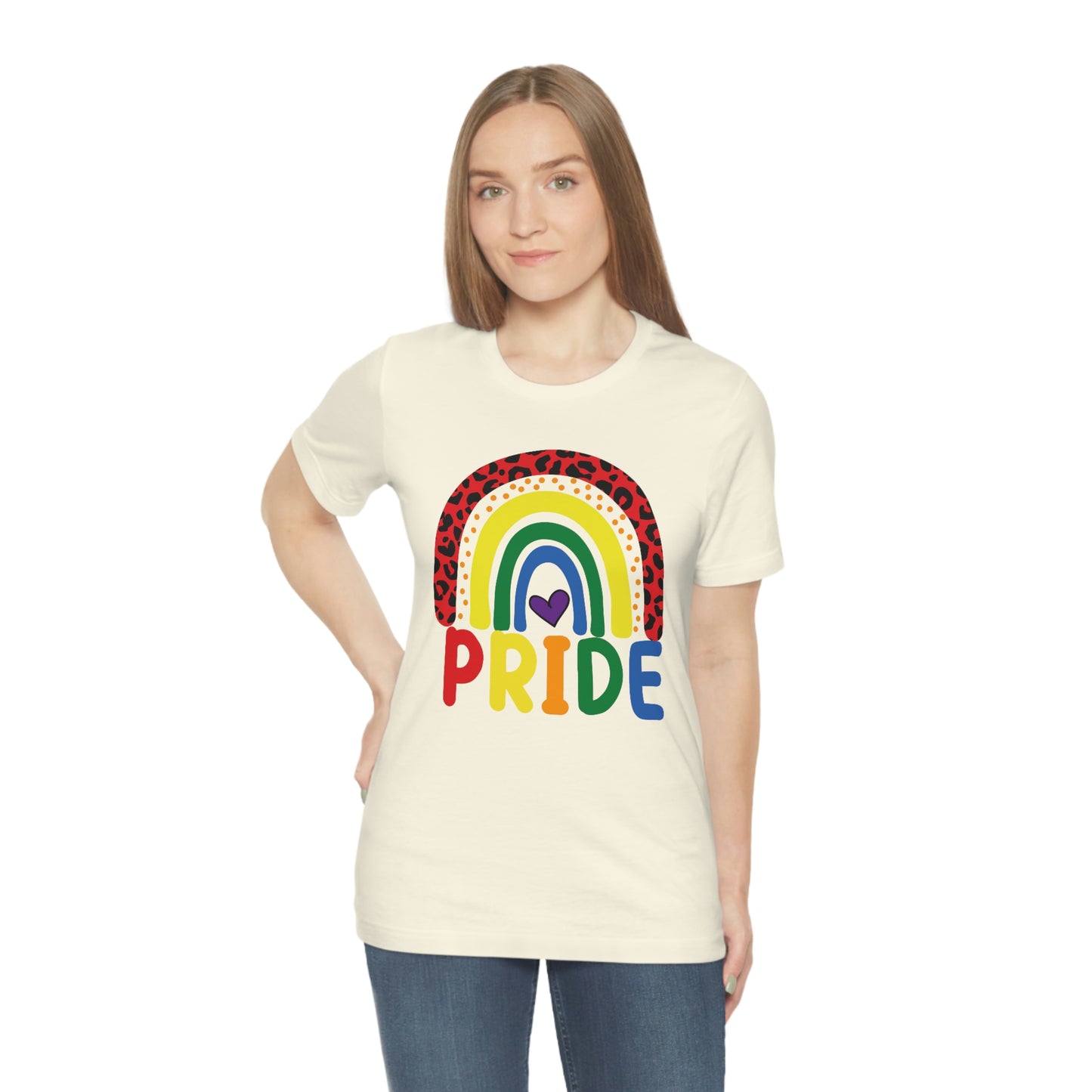 LGBTQIA Awareness Pride Print Unisex Jersey Short Sleeve Tee