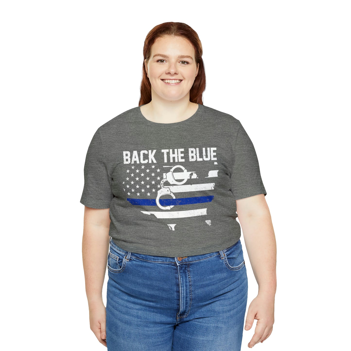 Back the Blue Police Short Sleeve T-shirt