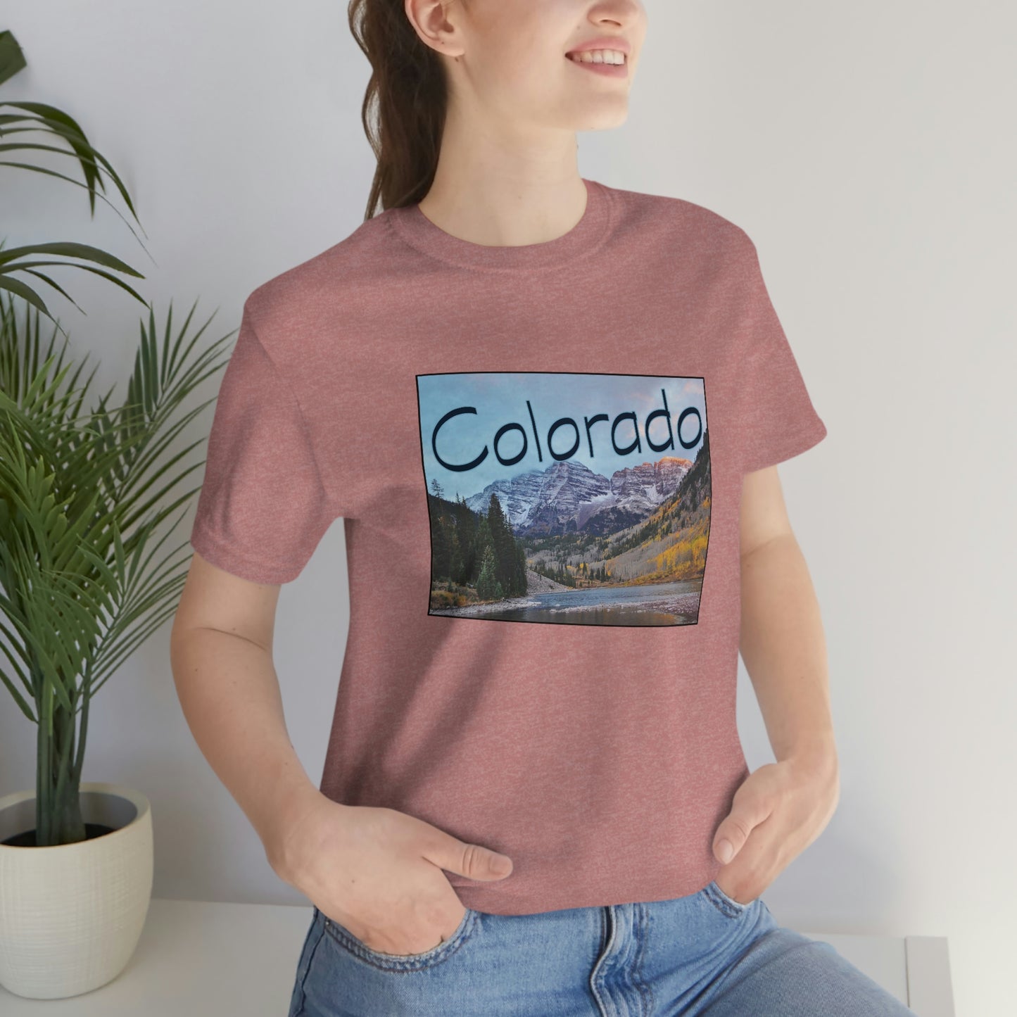 Colorado Mountains Unisex Jersey Short Sleeve Tee Tshirt T-shirt