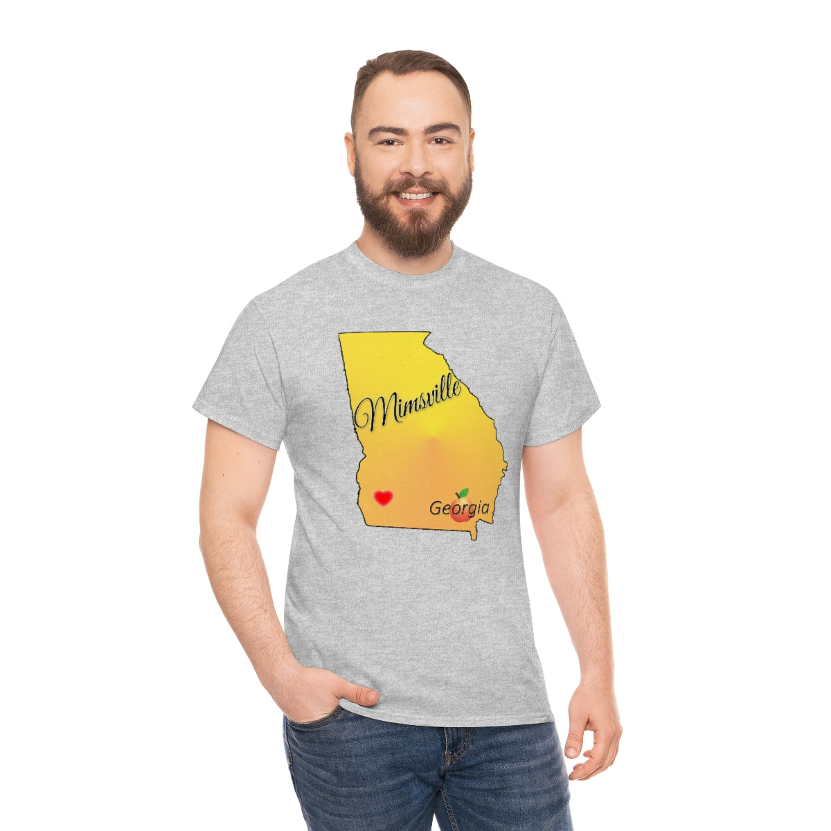 Mimsville Georgia Unisex Heavy Cotton Tee