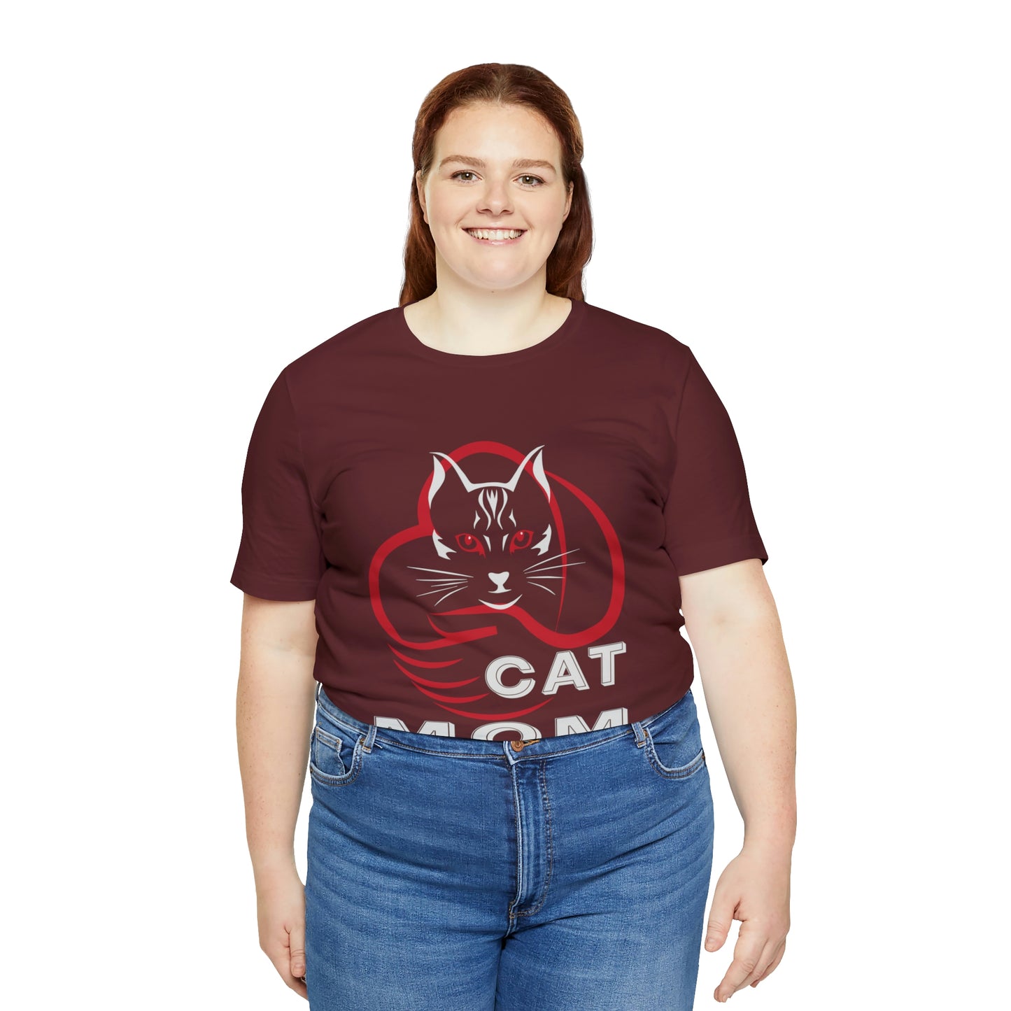 Cat Mom Short Sleeve T-shirt
