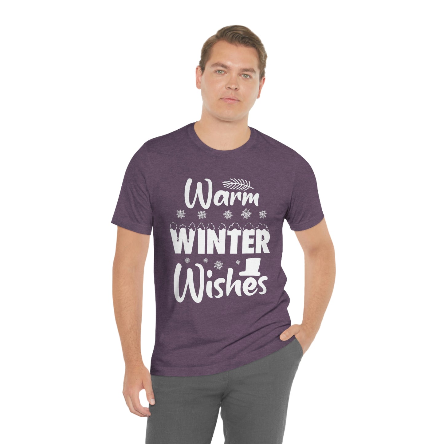 Warm Winter Wishes Unisex Jersey Short Sleeve Tee