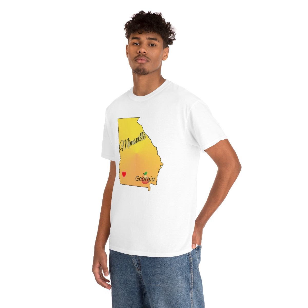 Mimsville Georgia Unisex Heavy Cotton Tee