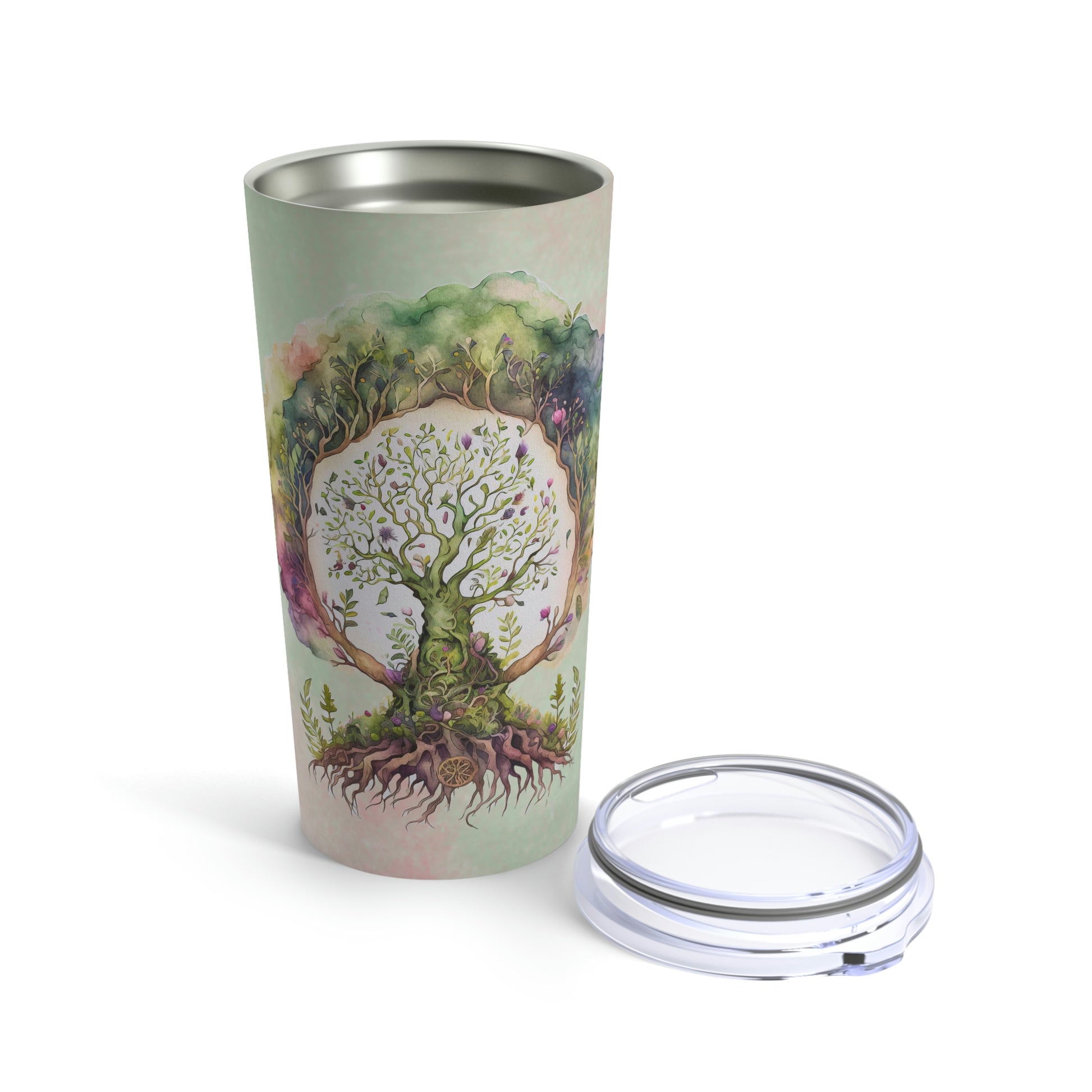 Tree of Life Spring Watercolor Tumbler 20oz