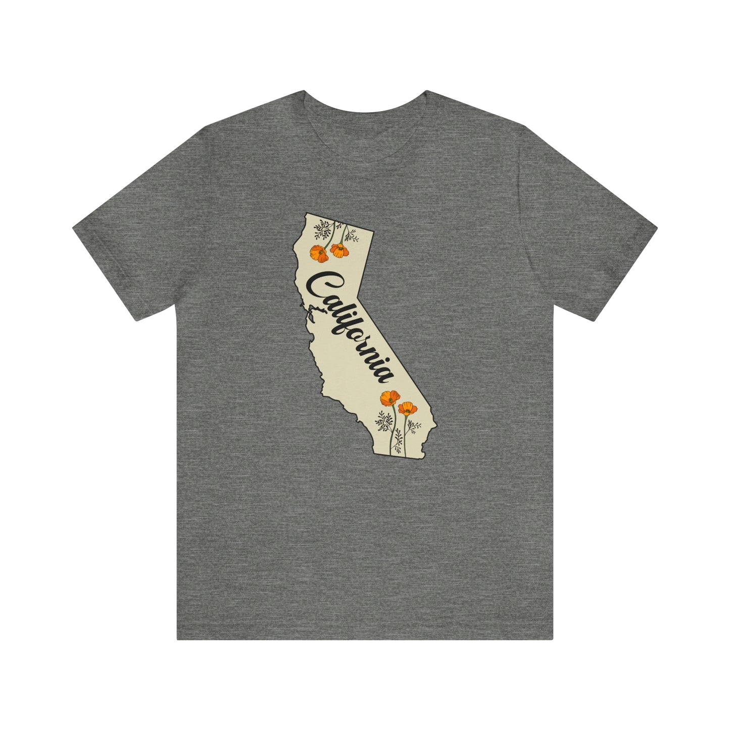 California State Flower Short Sleeve T-shirt