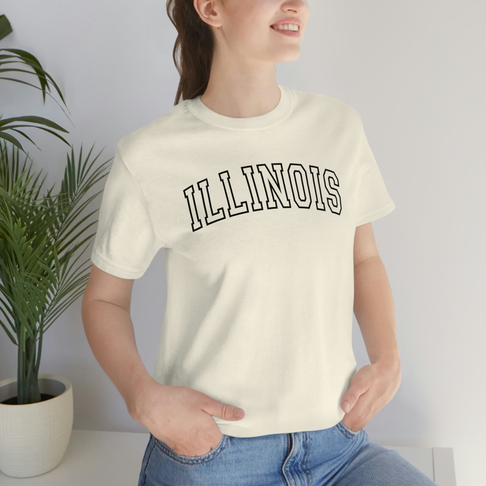 Illinois Varsity Letters Arch Short Sleeve T-shirt