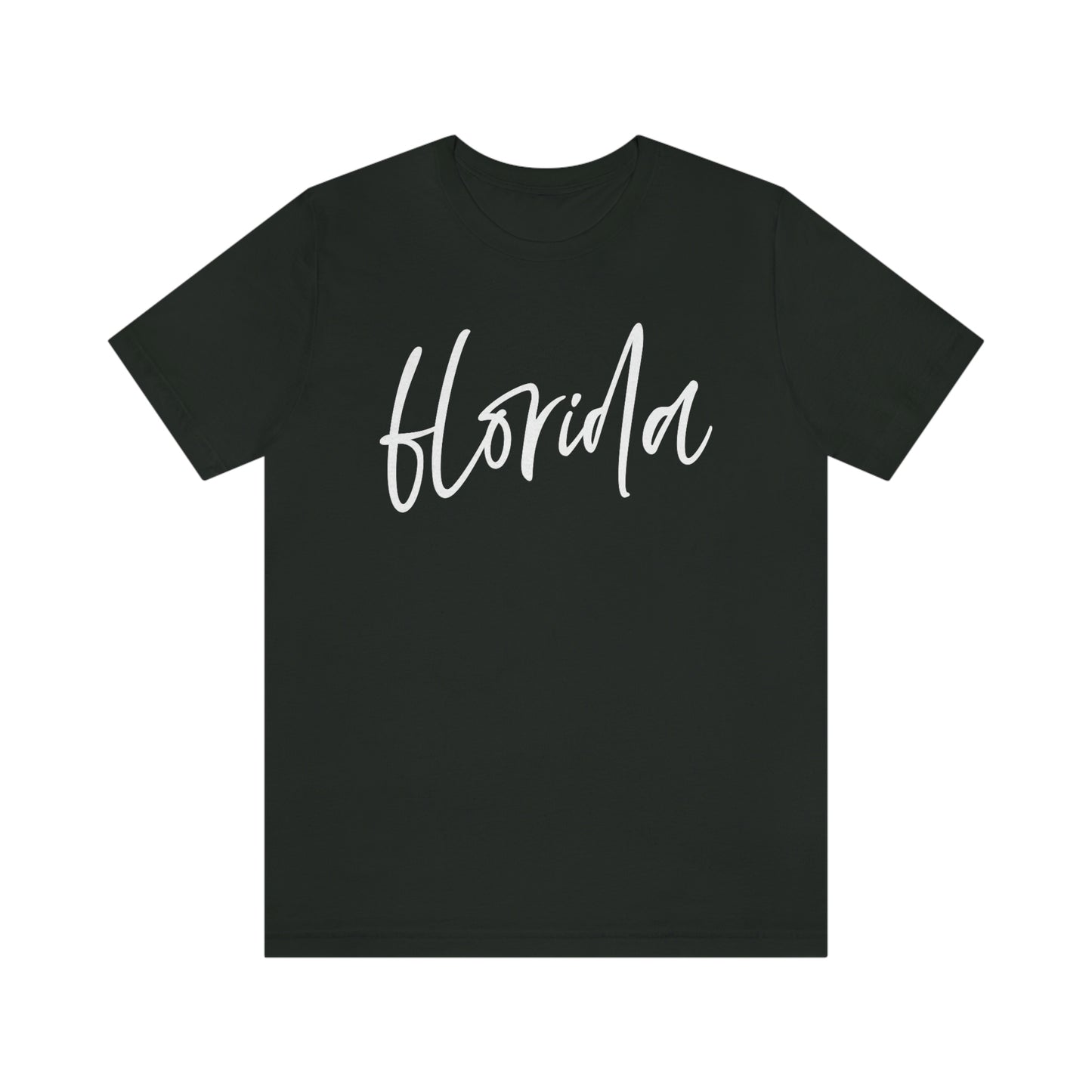 Florida White Script Short Sleeve T-shirt