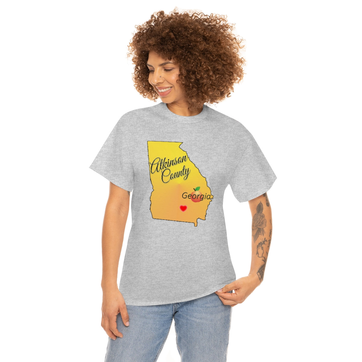 Atkinson County Georgia Unisex Heavy Cotton Tee