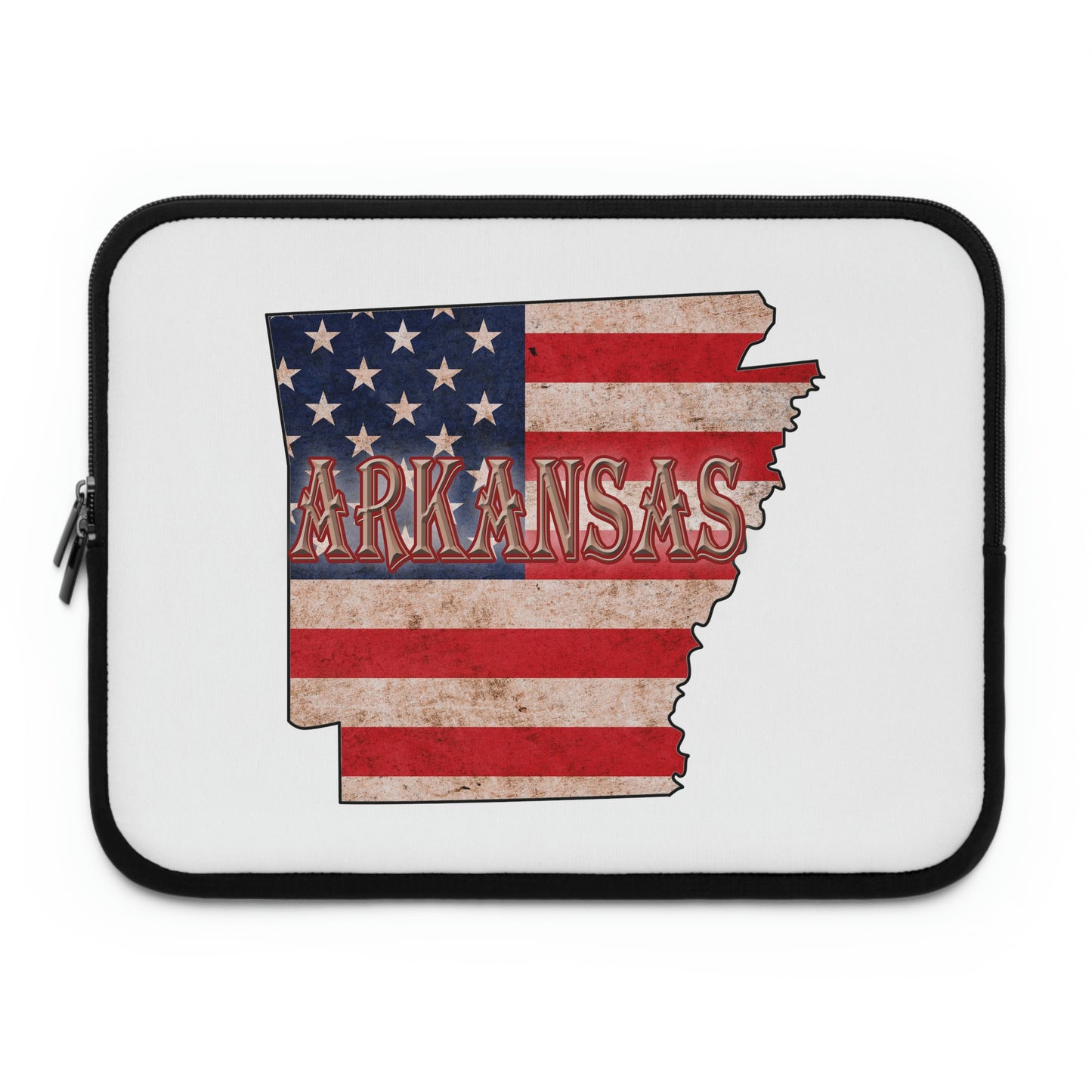 Arkansas US Flag Laptop Sleeve