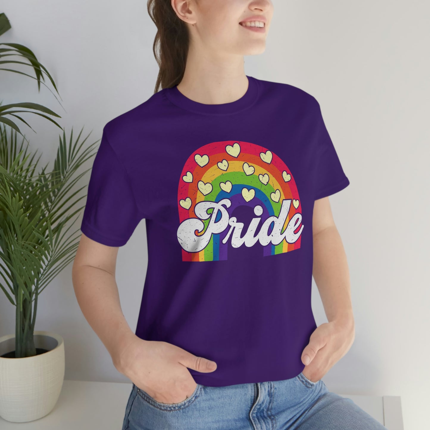Pride Rainbow LGBTQIA Unisex Jersey Short Sleeve Tee